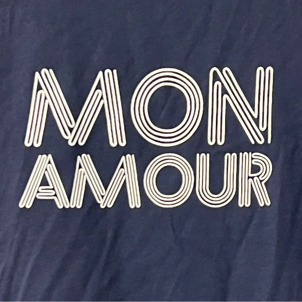 J. Crew Mon Amour Graphic Tee Cotton T Shirt